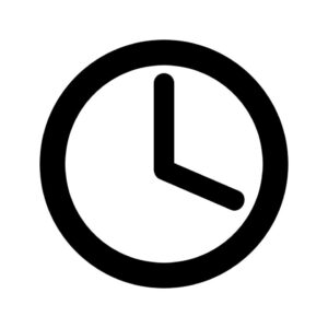 clock icon design element logo element illustration clock symbol icon free vector
